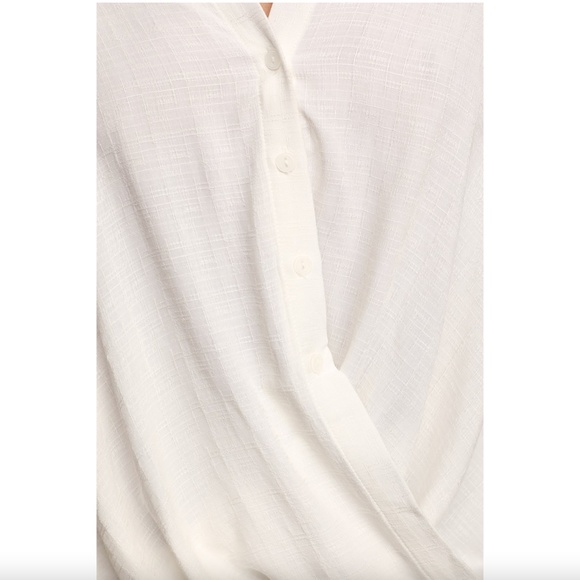 EUC Lulus Making a Difference Ivory Button-Up Top - Large - Picture 3 of 5